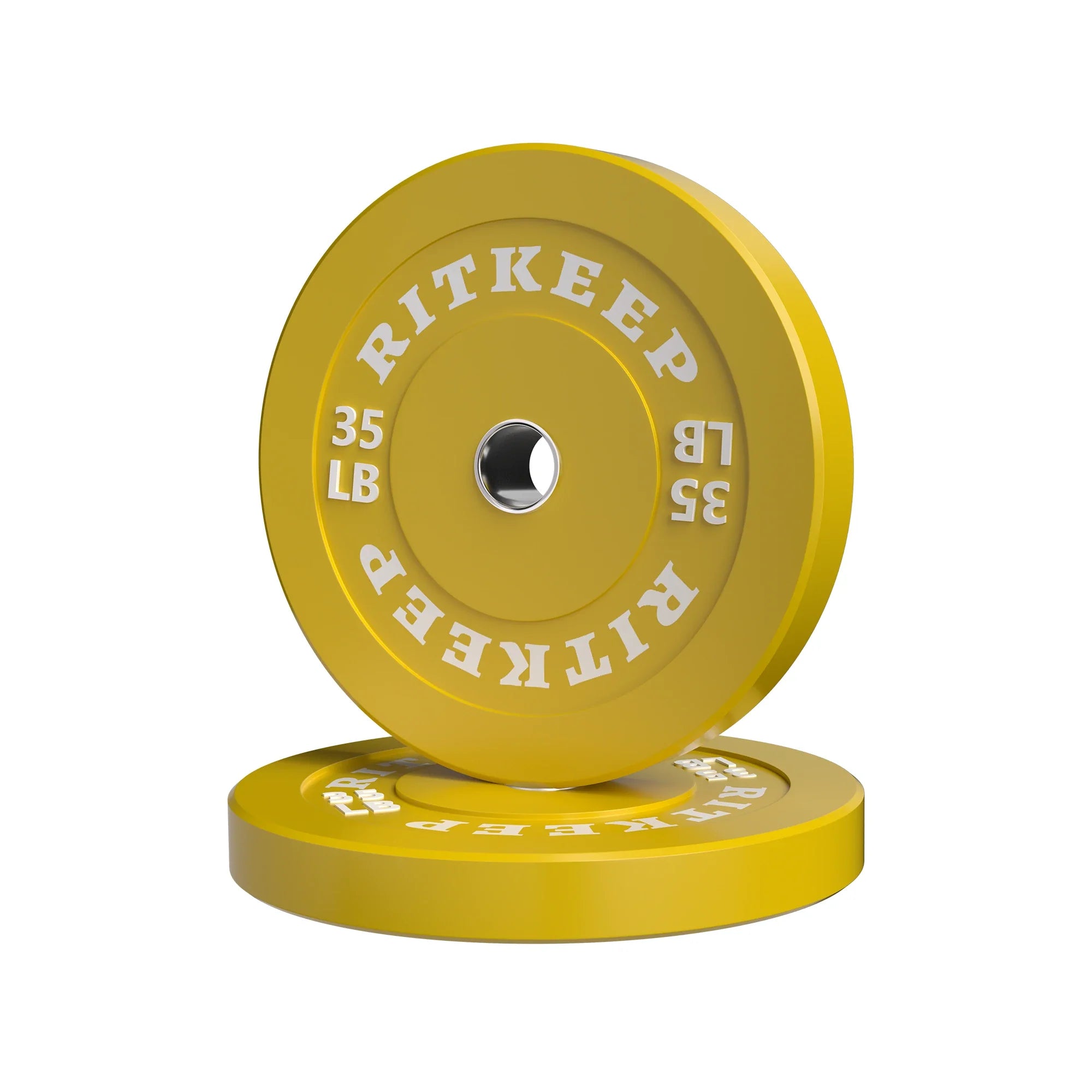 2" Olympic Low Bounce Color Rubber Bumper Weight Plates